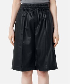 【SALE／60%OFF】LE CIEL BLEU LE CIEL BLEU/フェイクレザーボクサーショーツ / Faux Leather Boxer Shorts ルシェルブルー パンツ その他のパンツ ブラック【送料無料】