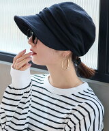 【SALE／56%OFF】aroco 接触冷感キャスケット レディース 帽子 春夏 深め 混麻 ナチュラル ヴィータフェ…