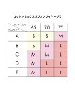 【ヘルシーなコーデに◎】コットンミックスリブノンワイヤーブラ