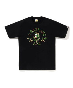 A BATHING APE ABC CAMO STA COLLEGE TEE �A �x�C�V���O �G�C�v �g�b�v�X �J�b�g�\�[�ET�V���c �z���C�g �u���b�N�y���������z