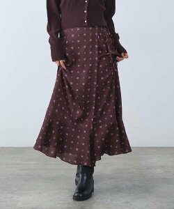 �ySALE�^50%OFF�zCODE A blooming flower wrap skirt �R�[�h�G�[ �X�J�[�g �����O�E�}�L�V�X�J�[�g �l�C�r�[ ���C�����b�h�y���������z