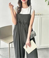 【SALE／35%OFF】GeeRA フリルデザインサロペット ジーラ オールインワン・オーバーオール オーバーオー…