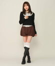 【人気カラー再入荷】レイヤードケーブルニット