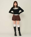【人気カラー再入荷】レイヤードケーブルニット