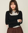 【人気カラー再入荷】レイヤードケーブルニット