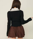 【人気カラー再入荷】レイヤードケーブルニット