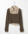 【人気カラー再入荷】レイヤードケーブルニット
