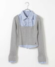 【人気カラー再入荷】レイヤードケーブルニット
