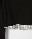 【人気カラー再入荷】レイヤードケーブルニット