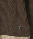 【人気カラー再入荷】レイヤードケーブルニット