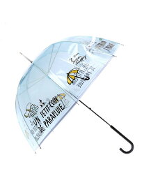 Faux Pas PARIS FAUX PAS PARIS/(W)ビニール傘[Happy Rainy Day] オーロラ　アクセント ファッショングッズ 長傘 ブルー ホワイト【送料無料】