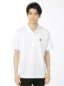 【SALE／50%OFF】TAKA-Q ライル&スコット/LYLE&SCOTT ブライトストライプ 鹿の子 半袖ポロ タカキュー トップス ポロシャツ ブラック ベージュ ネイビー