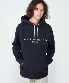 TOMMY HILFIGER (U)TOMMY HILFIGER(トミーヒルフィガー) エンブロイドロゴパーカー トミーヒルフィガー トップス パーカー・フーディー グレー ネイビー ブラック ホワイト レッド【送料無料】