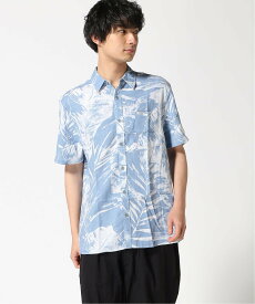 GUESS (M)Collin Inside Printed Shirt ゲス トップス シャツ・ブラウス ブルー【送料無料】