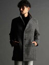 【SALE／20%OFF】NICOLE CLUB FOR MEN 【24年モデル EC限定再販売】アラカルトハイブリットメルトン スタンドコート ニコル ジャケット・アウター その他のジャケット・アウター ブラック レッド ネイビー グレー【送料無料】