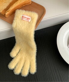 【SALE／9%OFF】HALEY PESCA HALEY PESCA/【スマホ操作可】ふわふわシャギー手袋 チェルカ ファッション雑貨 手袋 レッド ブルー イエロー グレー ネイビー グリーン ブラック ピンク ブラウン ホワイト ベージュ