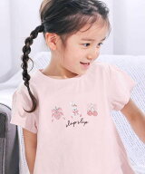 SLAP SLIP 【スララク/防汚加工/オーガニックコットン】ときめき女の子半袖Tシャツ(80~130cm) ベベ オン…