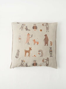 Coral & Tusk �N�b�V�����J�o�[ 50x50 Woodland Friends �A�b�V���y�[�t�����X �C���e���A�E�����G�� �N�b�V�����E�N�b�V�����J�o�[�y���������z