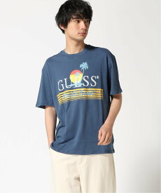 GUESS (M)PACIFIC Coast Tee ゲス トップス カットソー・Tシャツ グレー ブルー【送料無料】