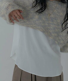 GALLEST ボートネックジョーゼットブラウス インディヴィ トップス シャツ・ブラウス ブラック ホワイト【送料無料】