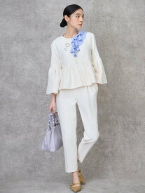 CELFORD 【洗える】テーパードパンツ セルフォード オールインワン・オーバーオール オーバーオール・サロペット ブラック【送料無料】