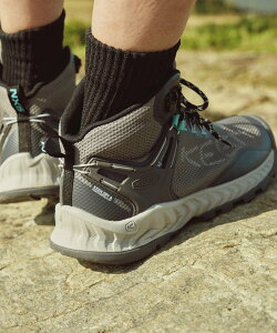 KEEN (WOMEN)NXIS EVO MID WP / (レディース)ネクシス エヴォ ミッド ウォータープルーフ キーン シューズ・靴 スニーカー グレー【送料無料】