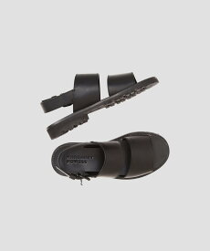 MARGARET HOWELL BUCKLE STRAP SANDAL マーガレット・ハウエル シューズ・靴 その他のシューズ・靴 ブラック【送料無料】