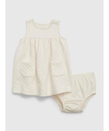 GAP (K)キルティング ジャンパースカートセット (ベビー) ギャップ ワンピース・ドレス ジャンパースカー…