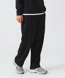 【SALE／30%OFF】BEAMS HEART MEN ポリメランジ ツイル ワイドパンツ ビームス ハート パンツ その他のパンツ ネイビー ブラック【送料無料】