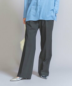 【SALE／80%OFF】BEAUTY&YOUTH UNITED ARROWS タック フレア パンツ ユナイテッドアローズ アウトレット パンツ その他のパンツ ベージュ グレー