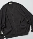 【SALE／50%OFF】FREAK'S STORE リラックスフィット 片畦リンキング ニット カーディガン 【限定展開】 25AW フリークスストア トップス カーディガン レッド グリーン ブラウン グレー ブラック