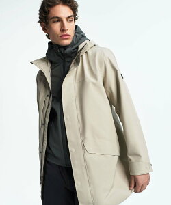 AIGLE GORE-TEX �S�A�e�b�N�X �h�� ���� �h�� 2���C���[�W���P�b�g T-KIT / �t�[�h�E���� �G�[�O�� �W���P�b�g�E�A�E�^�[ �}�E���e���p�[�J�[ �O���[�� �u���b�N �z���C�g �l�C�r�[�y���������z
