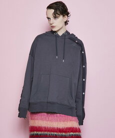 【SALE／40%OFF】MAISON SPECIAL Dot Button Hoodie メゾンスペシャル トップス パーカー・フーディー グレー ブラック ホワイト ブルー【送料無料】