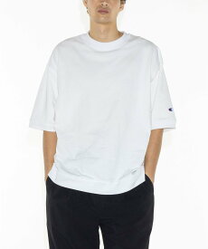 【SALE／30%OFF】monkey time BEAUTY&YOUTH UNITED ARROWS ＜Champion * monkey time＞ピグメント リブ Tシャツ ビューティー＆ユース　ユナイテッドアローズ トップス カットソー・Tシャツ ブラック ホワイト【送料無料】