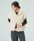 フード ボア ベスト 26AW 秋新作 ロングシーズン 着回し