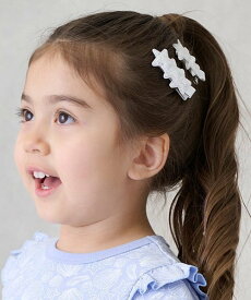 【SALE／10%OFF】petit main ラメ星ヘアクリップ2P ナルミヤオンライン ヘアアクセサリー バレッタ・ヘアクリップ・ヘアピン ピンク ゴールド シルバー