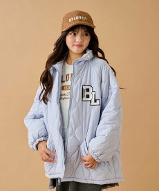 by LOVEiT モンスターキルティングコート ナルミヤオンライン ジャケット・アウター ブルゾン・ジャンパー ホワイト ブルー【送料無料】