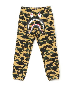 A BATHING APE 1ST CAMO SHARK SWEAT PANTS ア ベイシング エイプ パンツ ジャージ・スウェットパンツ カーキ イエロー【送料無料】