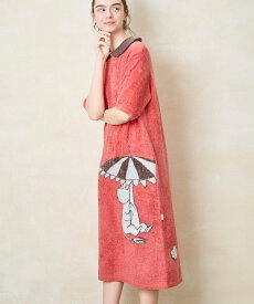 une nana cool 【ムーミン】MOOMIN * une nana ccol なめらかふわふわワンピース ウンナナクール インナー・ルームウェア パジャマ ネイビー ホワイト レッド【送料無料】