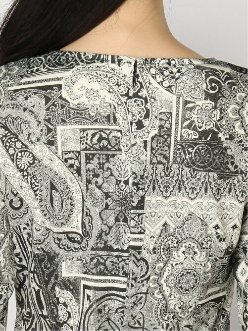 Ranan ペイズリー柄ジャージー素材カシュクールワンピース Rakuten Fashion 楽天ファッション 旧楽天ブランドアベニュー Bf04