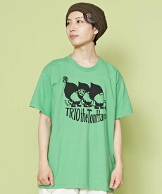 チャイハネ TRIO the TONTTARO メンズTシャツ アミナコレクション トップス カットソー・Tシャツ グリーン ホワイト ネイビー