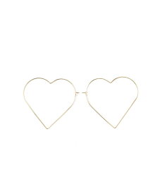 BEAMS BOY BEAMS BOY / ハート フープ ピアス ビームス ウイメン アクセサリー・腕時計 その他のアクセサリー・腕時計 シルバー ゴールド