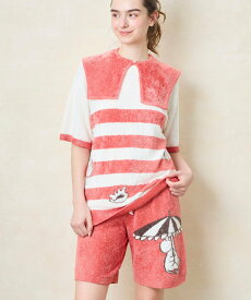 une nana cool 【ムーミン】MOOMIN * une nana ccol プルオーバー&ハーフパンツセット ウンナナクール インナー・ルームウェア パジャマ レッド ホワイト ネイビー【送料無料】