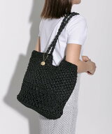 【SALE／30%OFF】UNITED BASE 【 A4対応 】チャーム付き 編み かご レディース トートバッグ 夏 a4 ユナ…