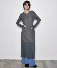 MAISON SPECIAL Maxi Length Lace One-piece Dress メゾンスペシャル ワンピース・ドレス ワンピース グレー ブラック レッド【送料無料】