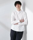 スタンダードバンドカラーシャツ/長袖