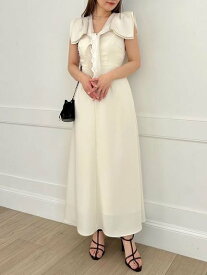 SNIDEL 【00サイズあり】セーラースカーフワンピース スナイデル ワンピース・ドレス ワンピース ネイビー ブラック【送料無料】