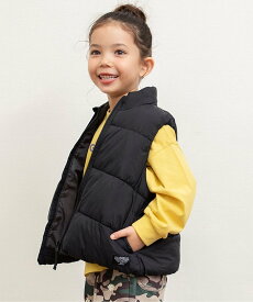 BREEZE ふわ軽インサーレーションベスト エフオーオンラインストア ジャケット・アウター ダウンジャケット・ダウンベスト グリーン ピンク ブラック ベージュ