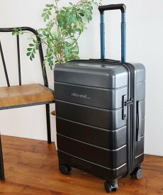niko and ... オリジナルスーツケースM/容量55-62L ニコアンド バッグ スーツケース・キャリーバッグ ブラック ホワイト【送料無料】