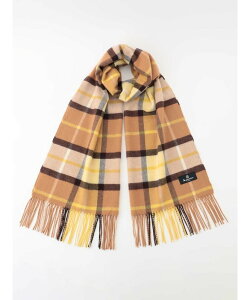 Aquascutum WOMEN �J�V�~���`�F�b�N�}�t���[ YELLOW �A�N�A�X�L���[�^�� �t�@�b�V�����G�� �}�t���[�E�X�g�[���E�l�b�N�E�H�[�}�[ �C�G���[�y���������z